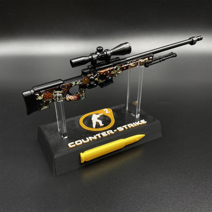 Hot Game CS2 PAW AWP Sniper Rifle Metal Replica Game Prop Collectible