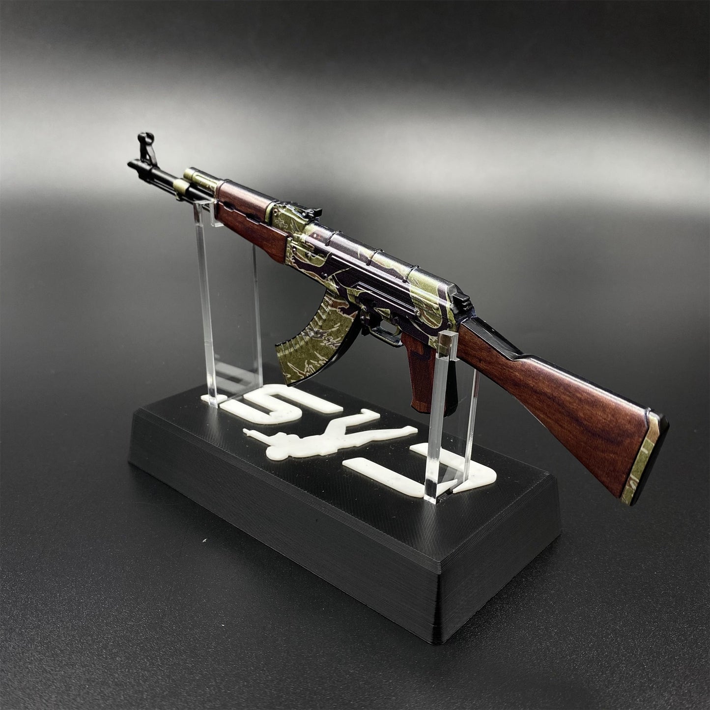 Tiny AK-47 Jaguar Miniature Metal CSGO Fan Art For Display