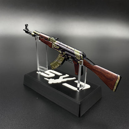 Tiny AK-47 Jaguar Miniature Metal CSGO Fan Art For Display