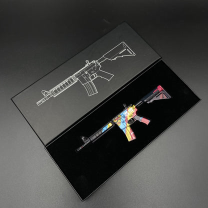 CS Game Skin M4A4 Cyber Mini Metal Game Replica For Collection