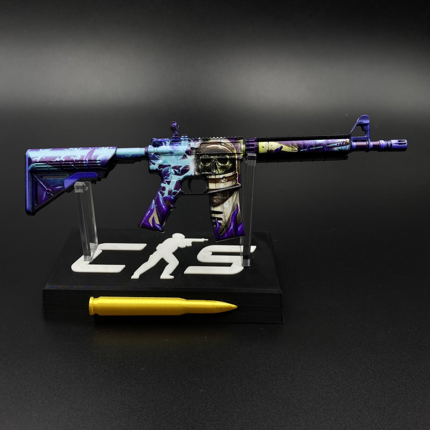 CS Skin M4A4 Desolate Space Mini Metal Replica For Collectible