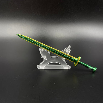 Qingzhu Fengyun Sword Metal Replica Fan Ren Xiu Xian Zhuan Xianxia Weapon Prop Collectible Desktop Ornament Gift