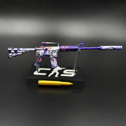 CS2 Vaporwave M4A1-S Metal Replica Game Prop Collectible