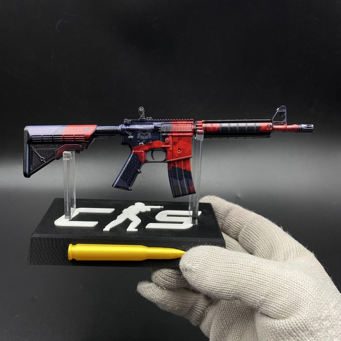 CS2 Game Skin M4A4 Evil Daimyo Mini Metal Game Replica For Collection