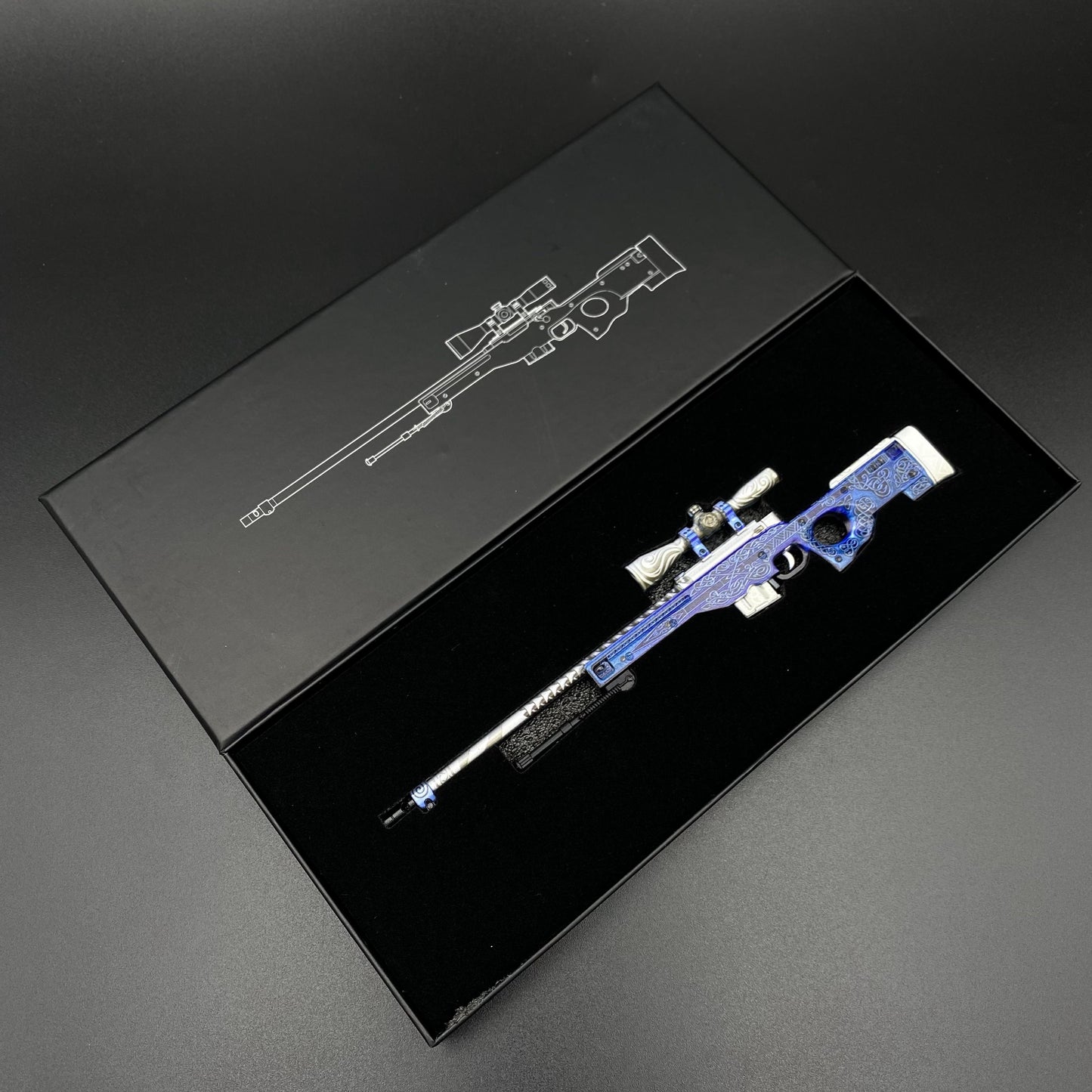 CS2 Game Peripheral - Tiny Gun Gungnir AWP Metal Replica Game Prop Collectible
