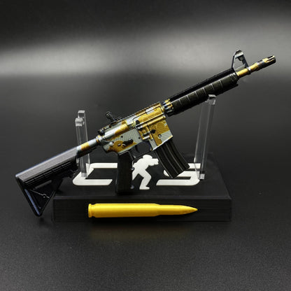 CS Game Skin M4A4 Daybreak Mini Metal Game Replica For Collection