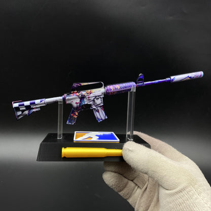 CS2 Vaporwave M4A1-S Metal Replica Game Prop Collectible