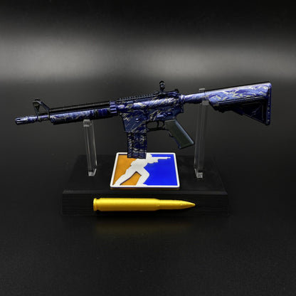 M4A4 Naval Shred Camo Gun CS2 Game Replica For Collectible