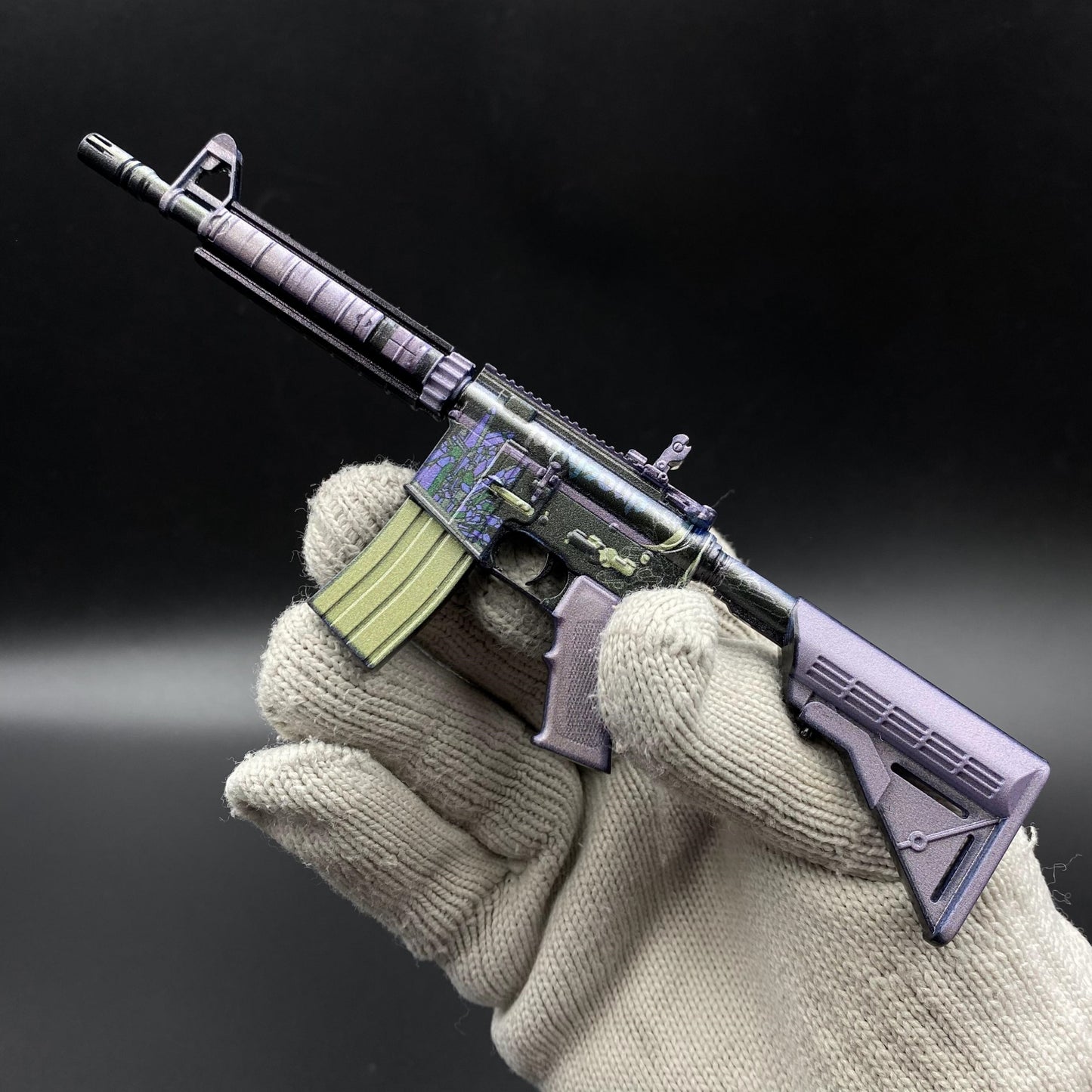 CS Game Skin M4A4 Polysoup Mini Metal Game Replica For Collection