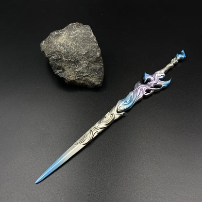 Chuyi Flying Sword Metal Replica, Jian Lai Xianxia Weapon Prop, Collectible Desktop Decoration Gift