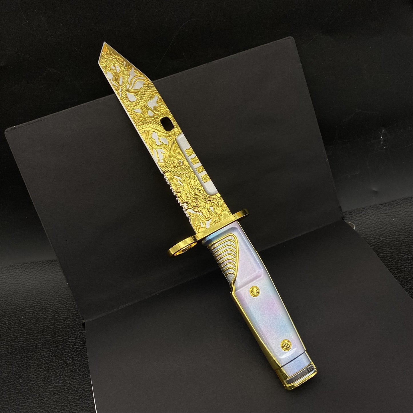 DF Dragon Tooth Knife Metal Blunt Prop 26CM/10.2"
