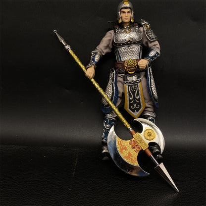 Ancient Long Handle Axe Metal Miniature