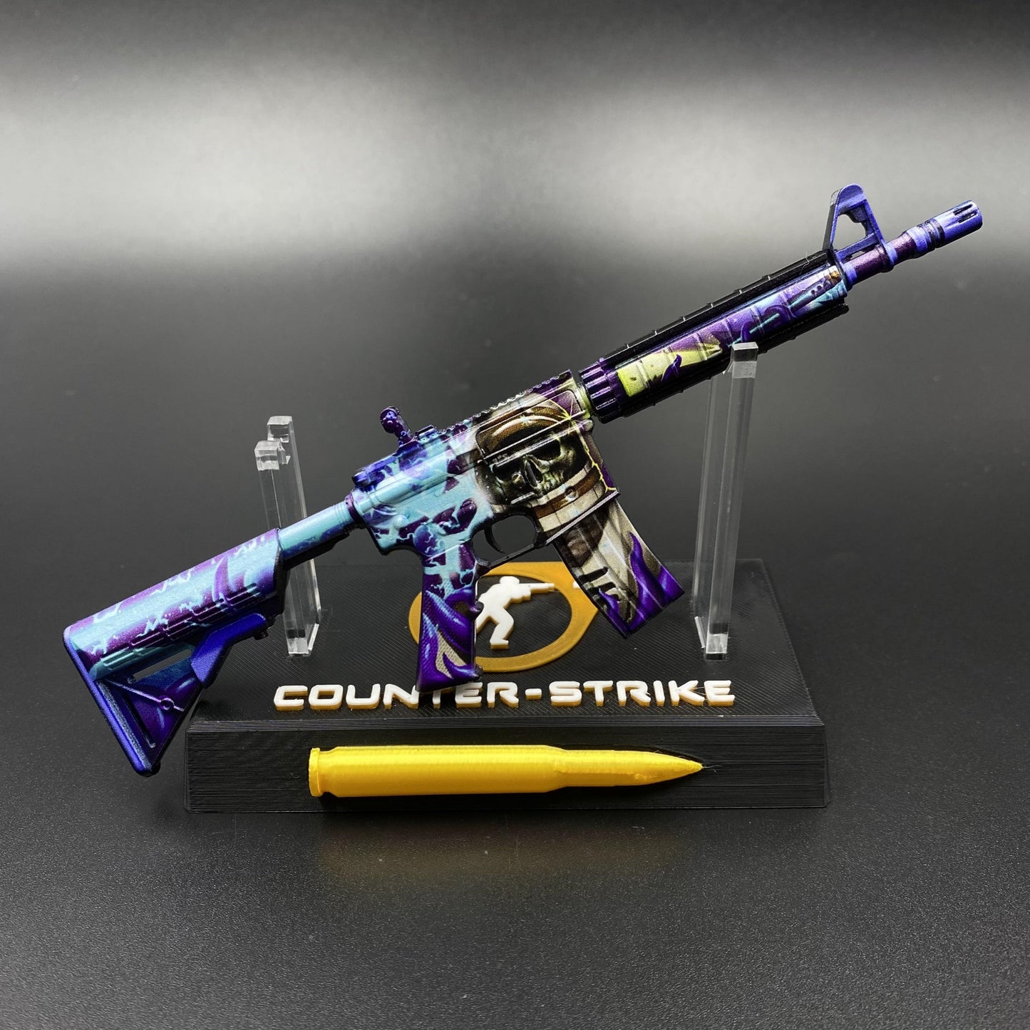 CS Skin M4A4 Desolate Space Mini Metal Replica For Collectible