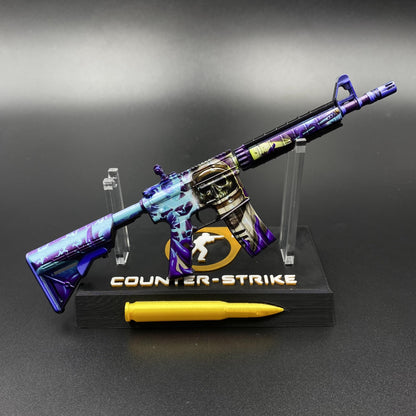 CS Skin M4A4 Desolate Space Mini Metal Replica For Collectible