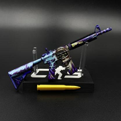 CS Skin M4A4 Desolate Space Mini Metal Replica For Collectible