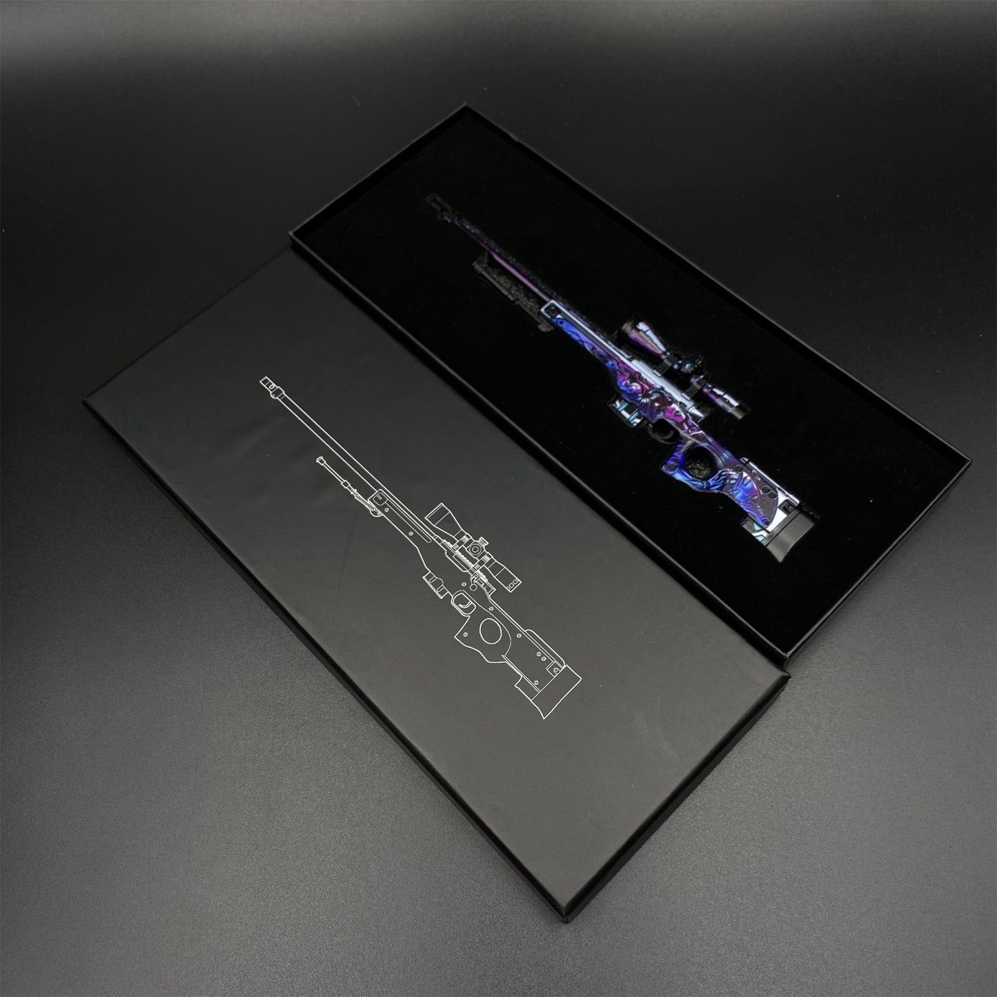 Hot Game CS2 Neo-Noir AWP Metal Replica Game Prop Collectible
