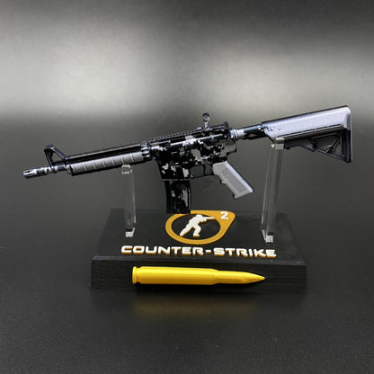 CS Hot Skin M4A4 Urban DDPAT Miniature Mini Metal Replica For Collectible