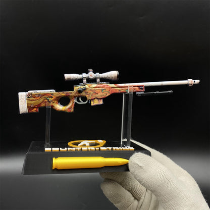 Hot Game CS2 Desert Hydra AWP Metal Replica Game Prop Collectible