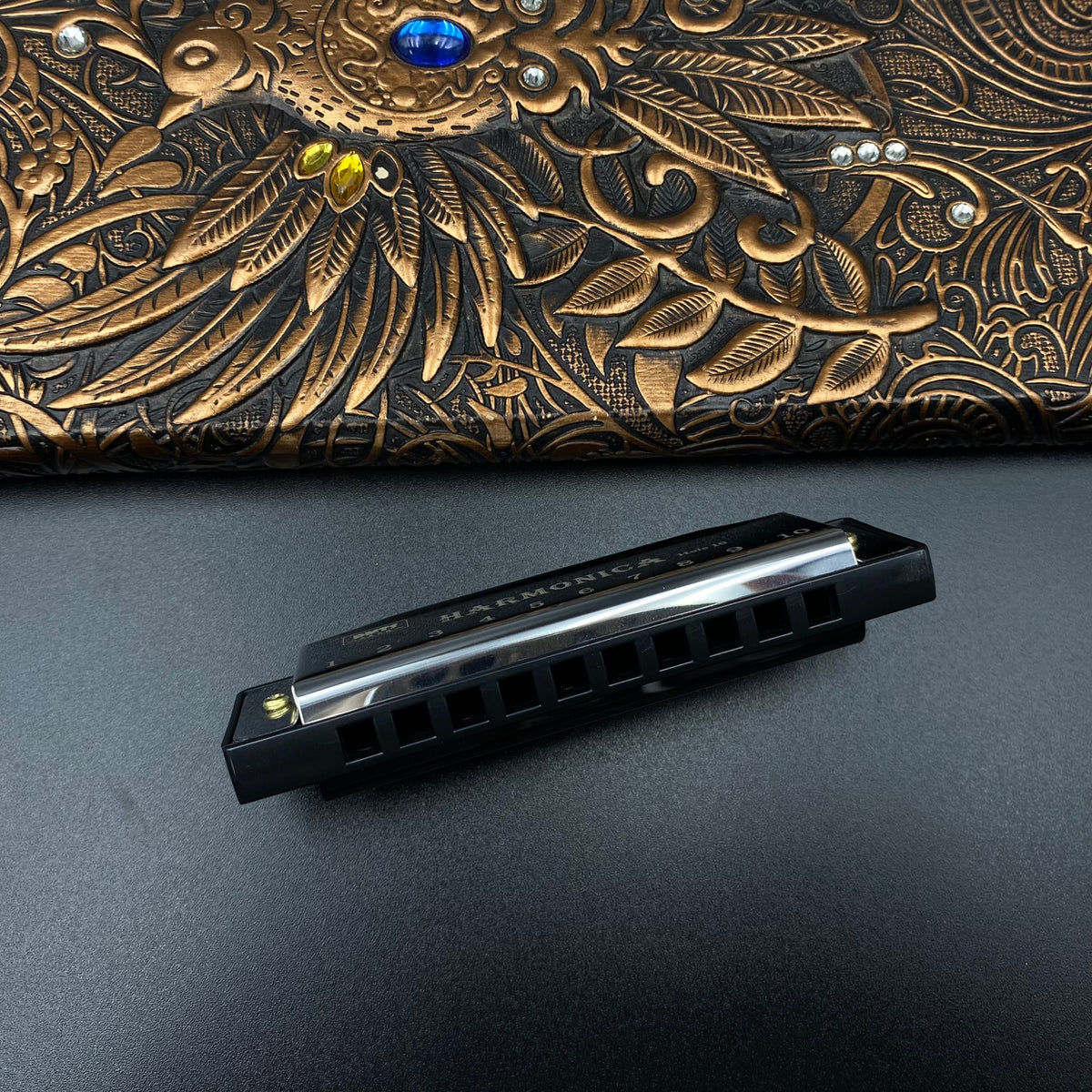 Delta Force Elegy Harmonica Prop 10 Hole Blues Harmonica
