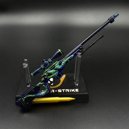 Metal AWP Atheris Mini Model Game Fan Art For Display