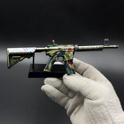 CS Game Skin M4A4 Eye of Horus Mini Metal Game Replica For Collection