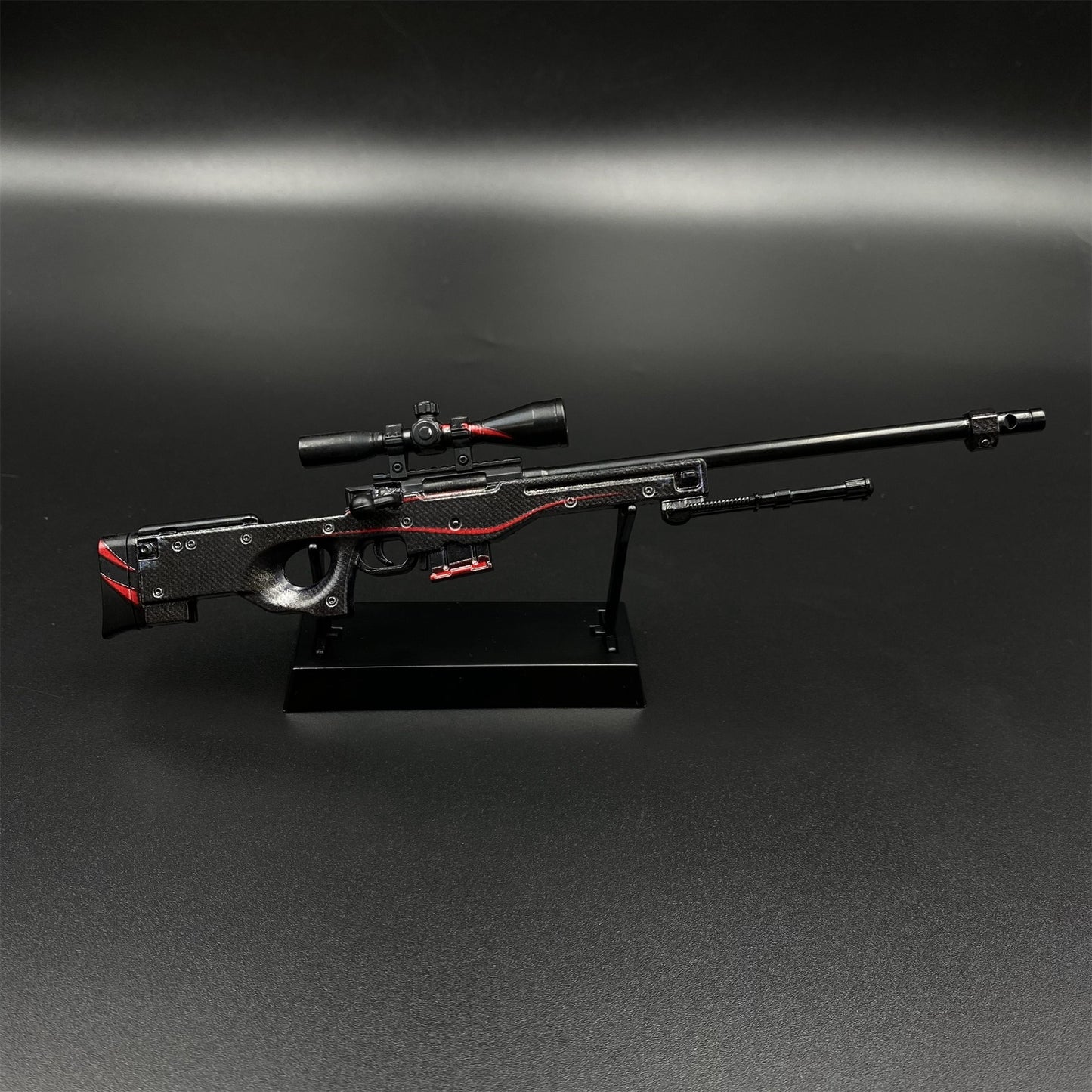Hot Game CS2 Red Line AWP Metal Replica Game Prop Collectible