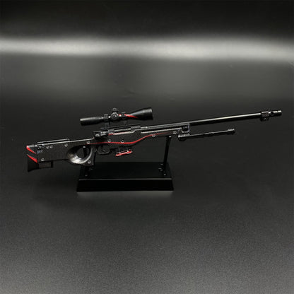 Hot Game CS2 Red Line AWP Metal Replica Game Prop Collectible