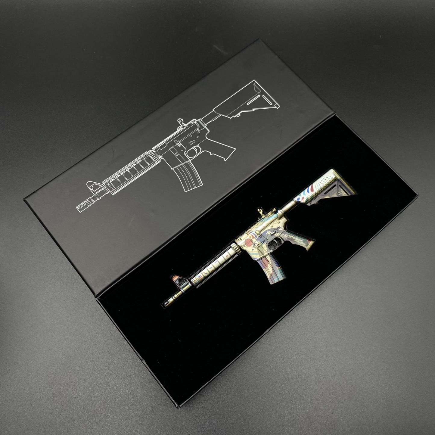 CS Game Skin M4A4 Eye of Horus Mini Metal Game Replica For Collection
