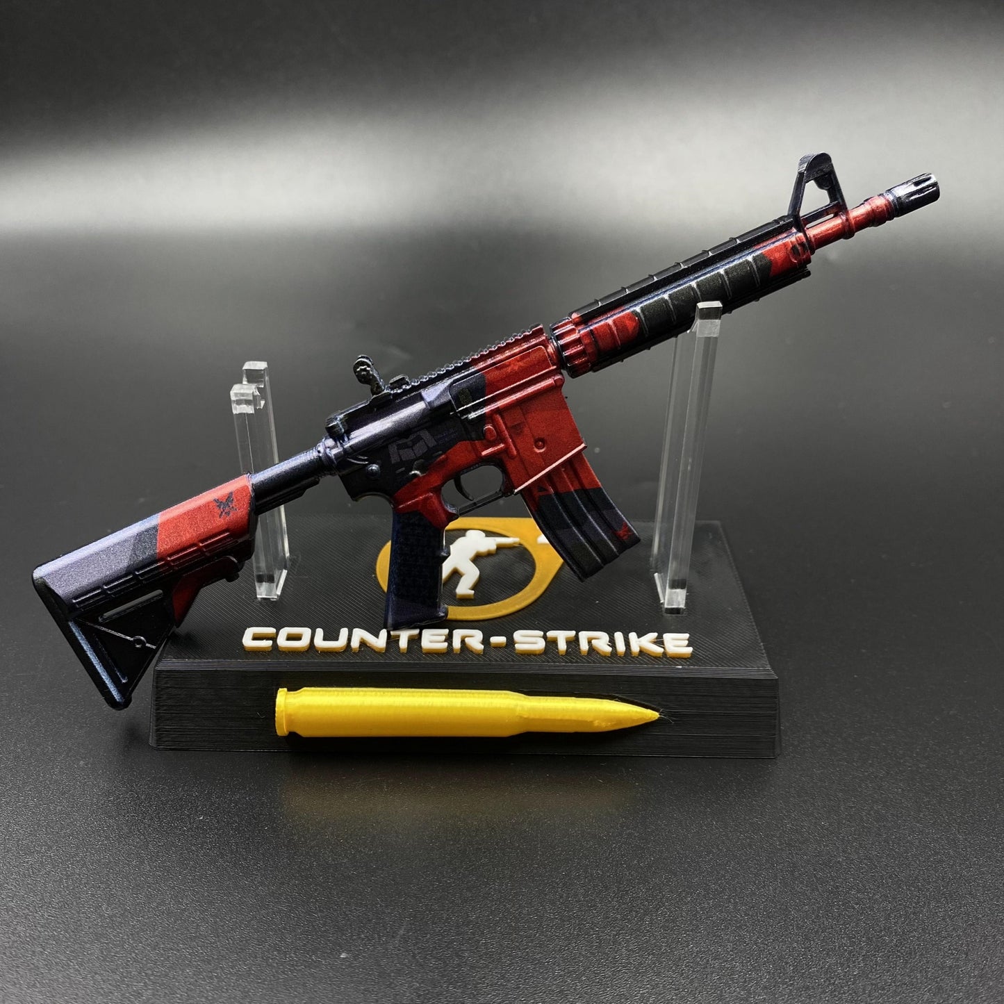 CS2 Game Skin M4A4 Evil Daimyo Mini Metal Game Replica For Collection