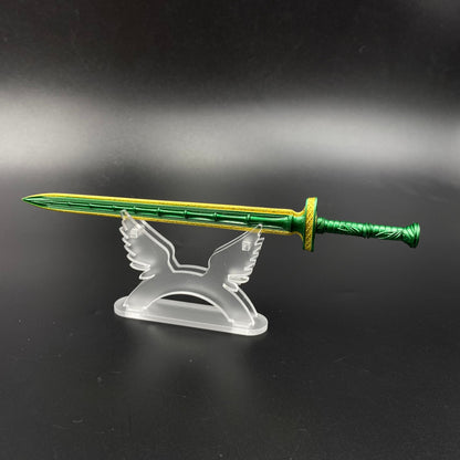 Qingzhu Fengyun Sword Metal Replica Fan Ren Xiu Xian Zhuan Xianxia Weapon Prop Collectible Desktop Ornament Gift