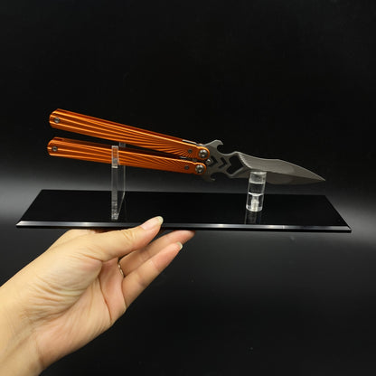 Reviver Butterfly Knife Trainer, Unsharpened Balisong Practice Tool, Flipping Trainer