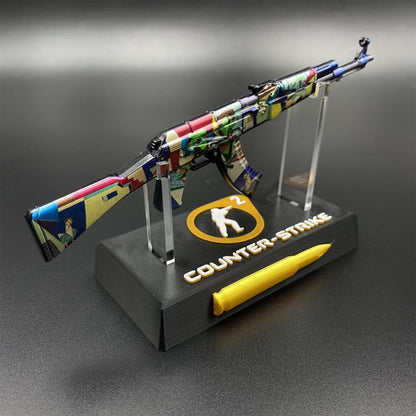 Hot Game CS2 AK47 Leet Museo Metal Replica Game Prop Collectible