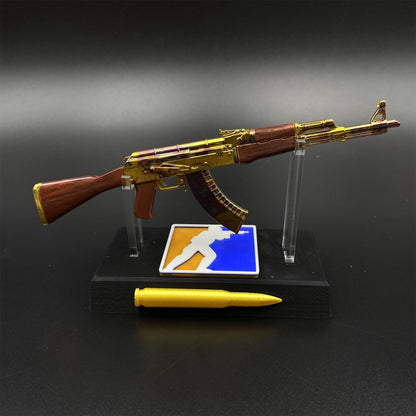 Hot Game CS2 AK47 Case Hardened Metal Replica Game Prop Collectible