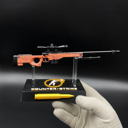CS2 Game Peripheral - Tiny Gun BOOM AWP Metal Replica Game Prop Collectible