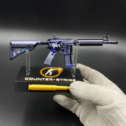 CS Game Skin M4A4 X‑Ray Mini Metal Game Replica For Collection