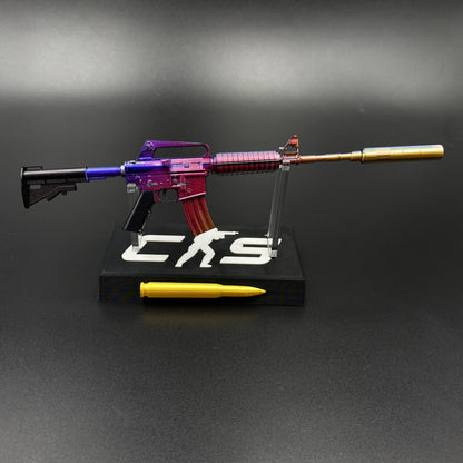 Hot Game CS Fade Tiny M4A1-S Metal Replica For Collectible