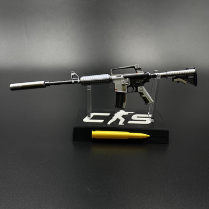 CS2 Game Peripheral - Mecha Industries M4A1-S Metal Replica Game Prop Collectible