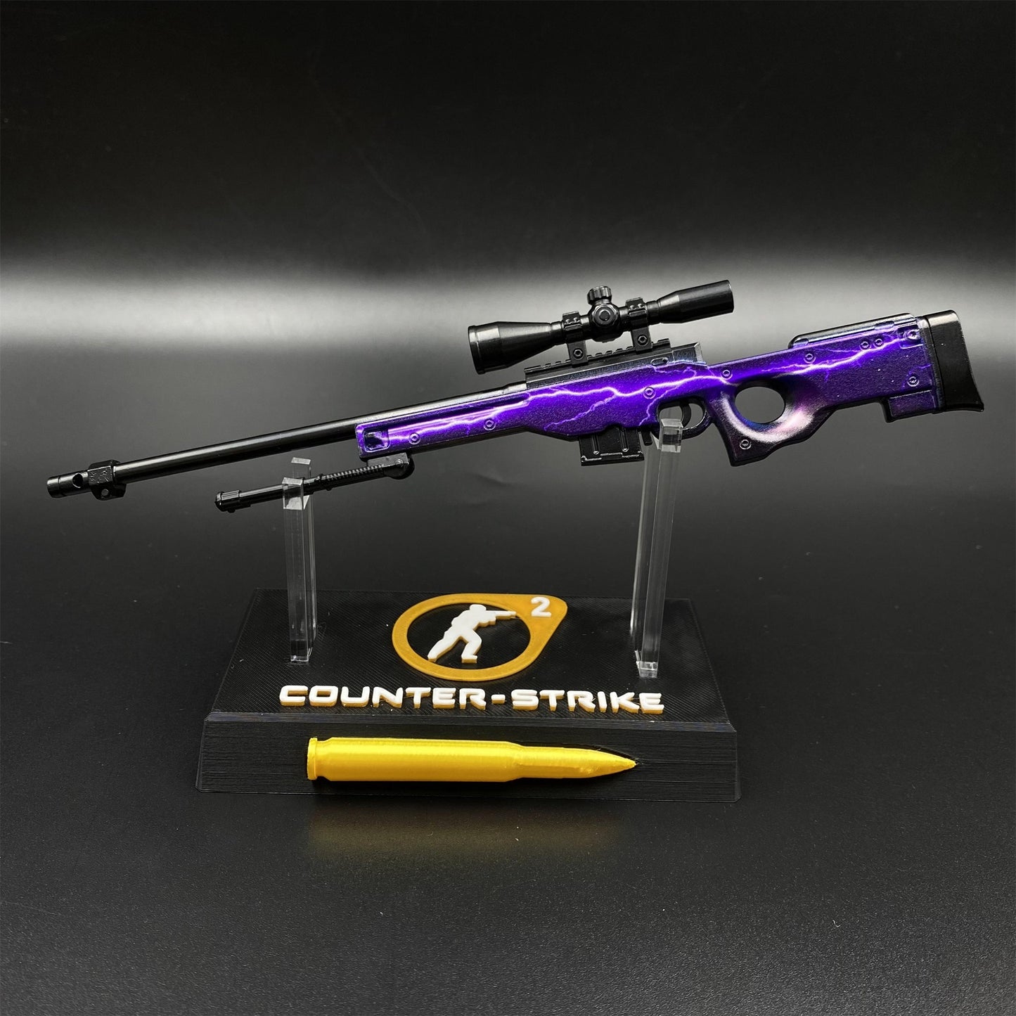 Hot Game CS2 Lightning Strike AWP Metal Replica Game Prop Collectible