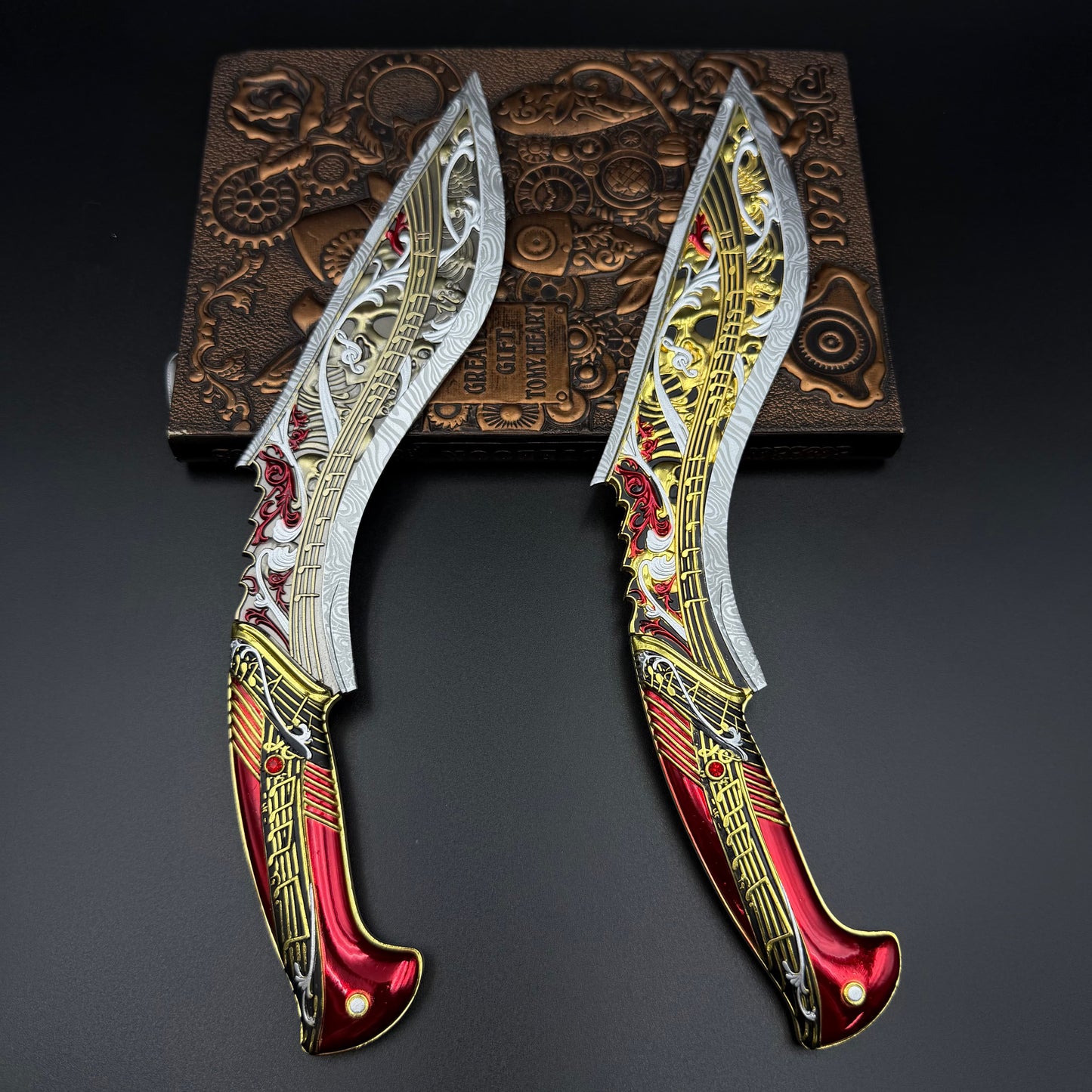 29cm/11.4'' S10 Knife ELEGY Tactical FPS Game Weapon Replica - Game Collectible Decorative Ornament