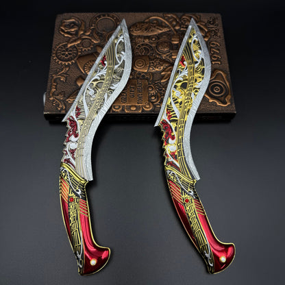 29cm/11.4'' S10 Knife ELEGY Tactical FPS Game Weapon Replica - Game Collectible Decorative Ornament