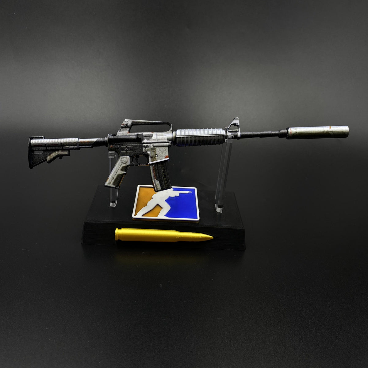 CS2 Game Peripheral - Mecha Industries M4A1-S Metal Replica Game Prop Collectible
