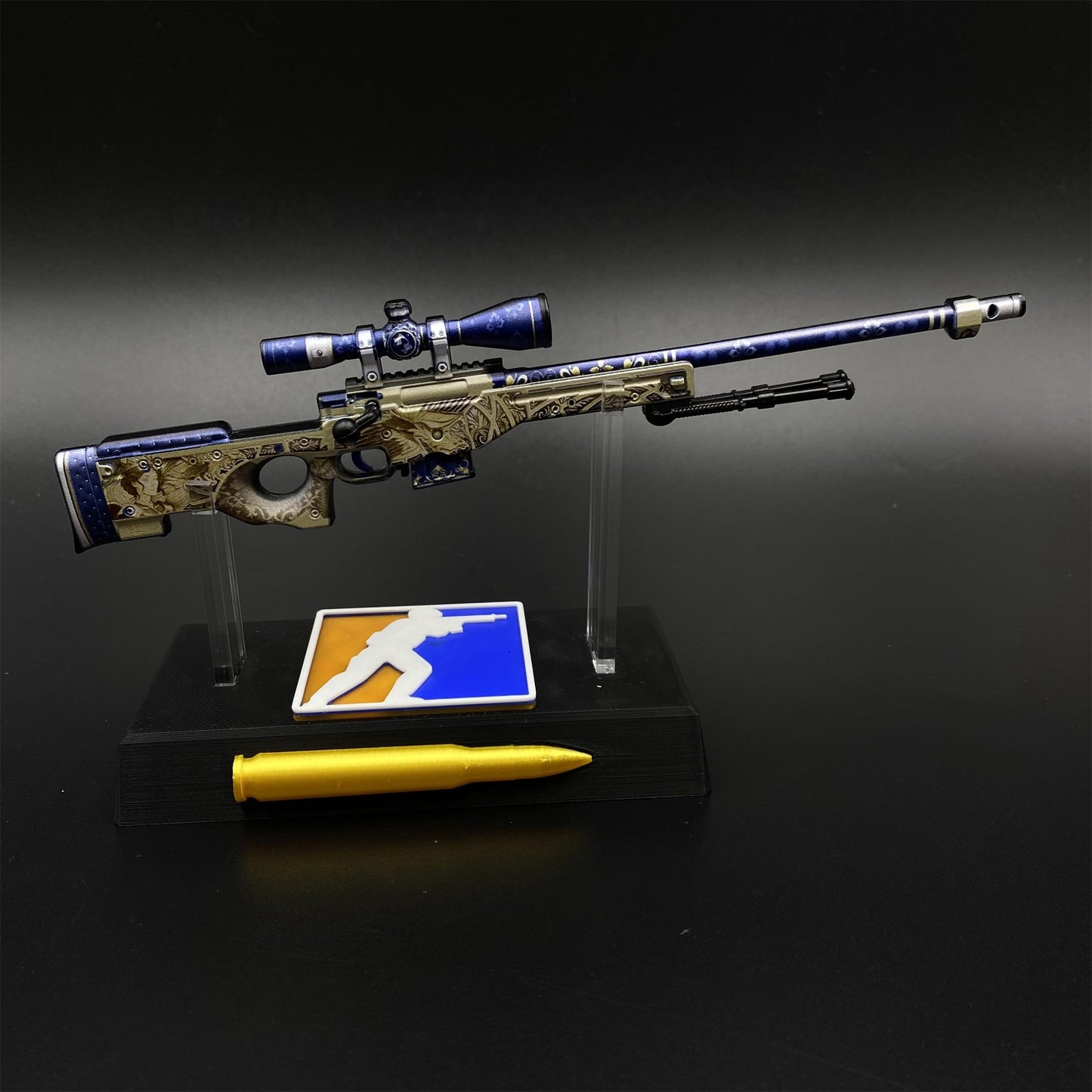 Hot Game CS2 Queen's Gambit AWP Metal Replica Game Prop Collectible
