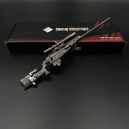 Hot Game Delta Force R93 Sniper Rifle Metal Replica Desktop Decoration Gift for Game Fans