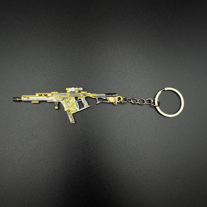 Mini Metal Gun Props Keychain - Gaming Weapon Backpack Pendant