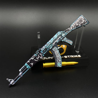 Hot Game CS2 AK47 Frontside Misty Mini Metal Replica Game Prop Collectible