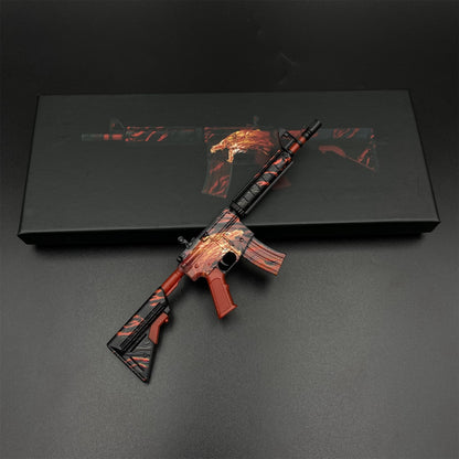 CS2 Hot Game Skin - M4A4 Gun Mini Metal Replica For Collectible