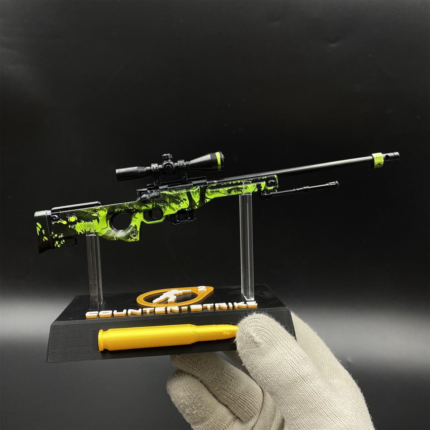 Hot Game CS2 Containment Breach AWP Metal Replica Game Prop Collectible