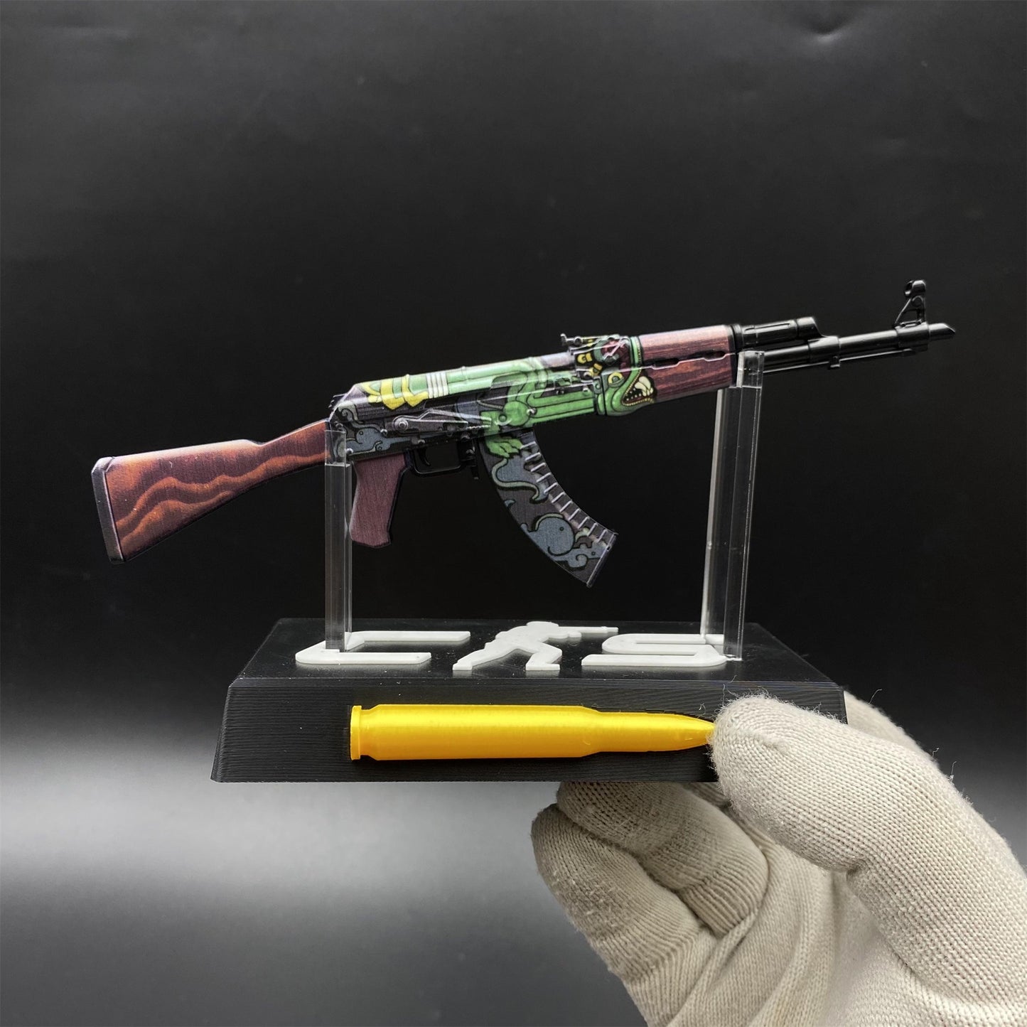 Hot Game CS2 Fire Serpent AK47 Metal Replica Game Prop Collectible