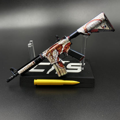 Hot Game CS Skin M4A4 The Dragon King Mini Metal Replica For Collectible