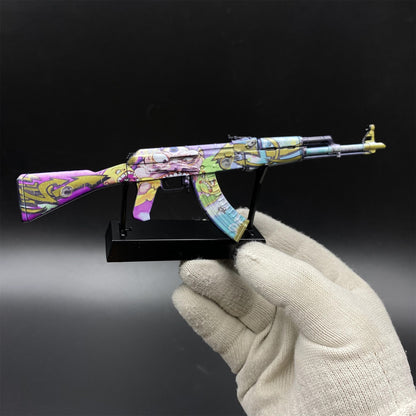 Metal Tiny CS2 Hot Skin B the Monster AK47 Gun Miniature For Collection